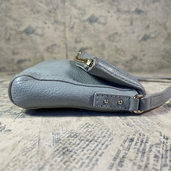 KATE SPADE Grey Leather Fold-over Crossbody - Picture 5 of 15